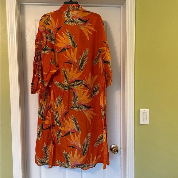 Free People - Read My Palm Kimono in Terracotta - size XS - Picture 3 of 9